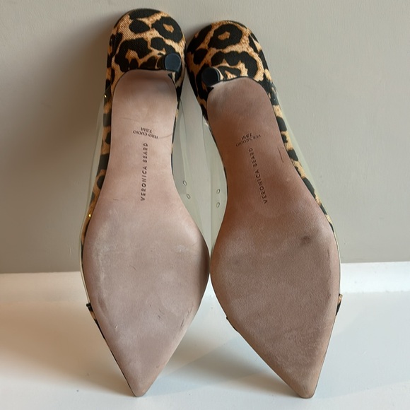 Veronica Beard Leopard Print Mules - Picture 4 of 4